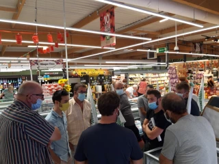 Mauvaise pub pour un supermarché