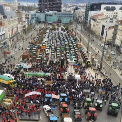 Une armée d’agriculteurs à Clermont-Ferrand et à Lyon