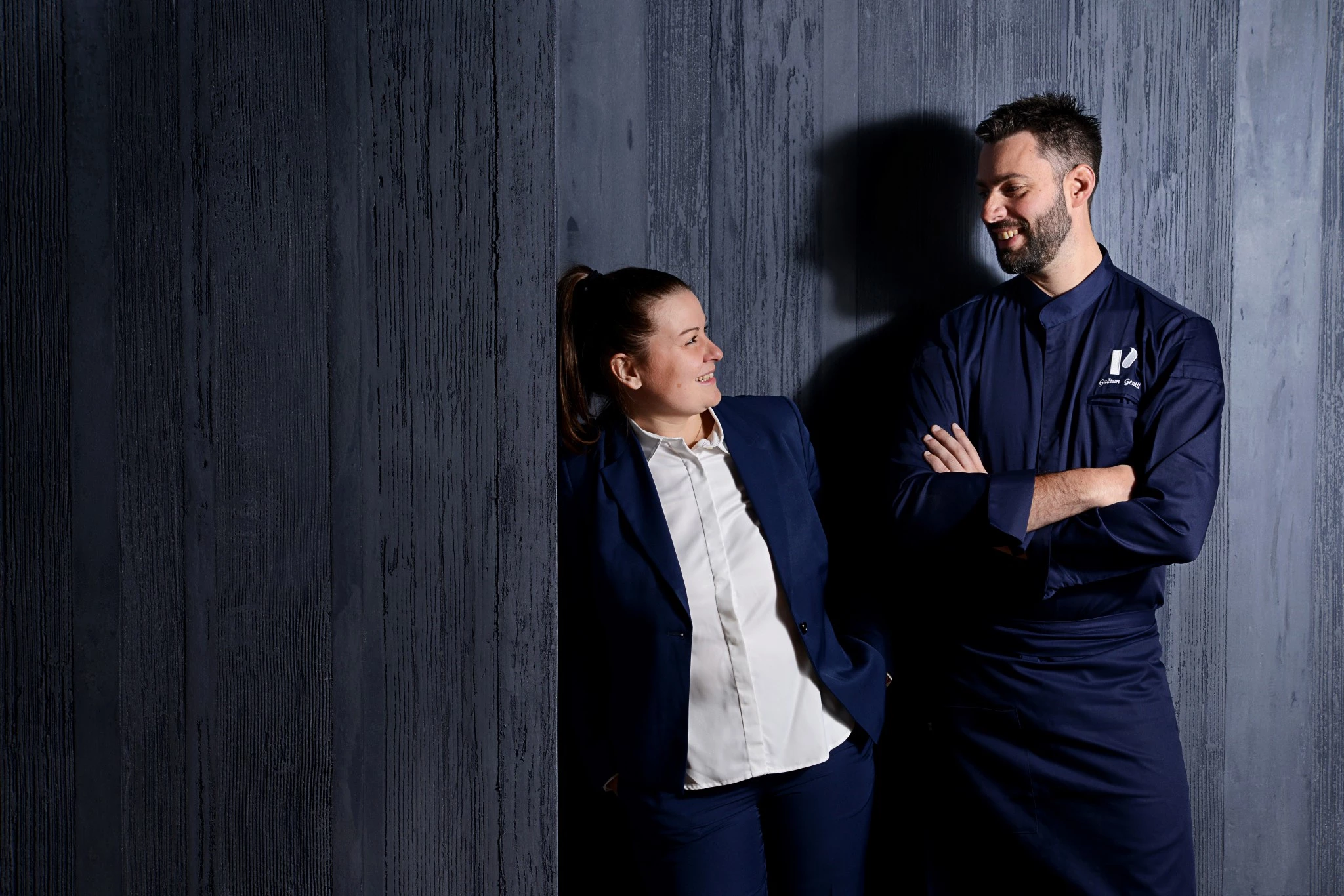 Gaëtan Gentil et sa compagne Céline Boinon ©Nicolas Villion