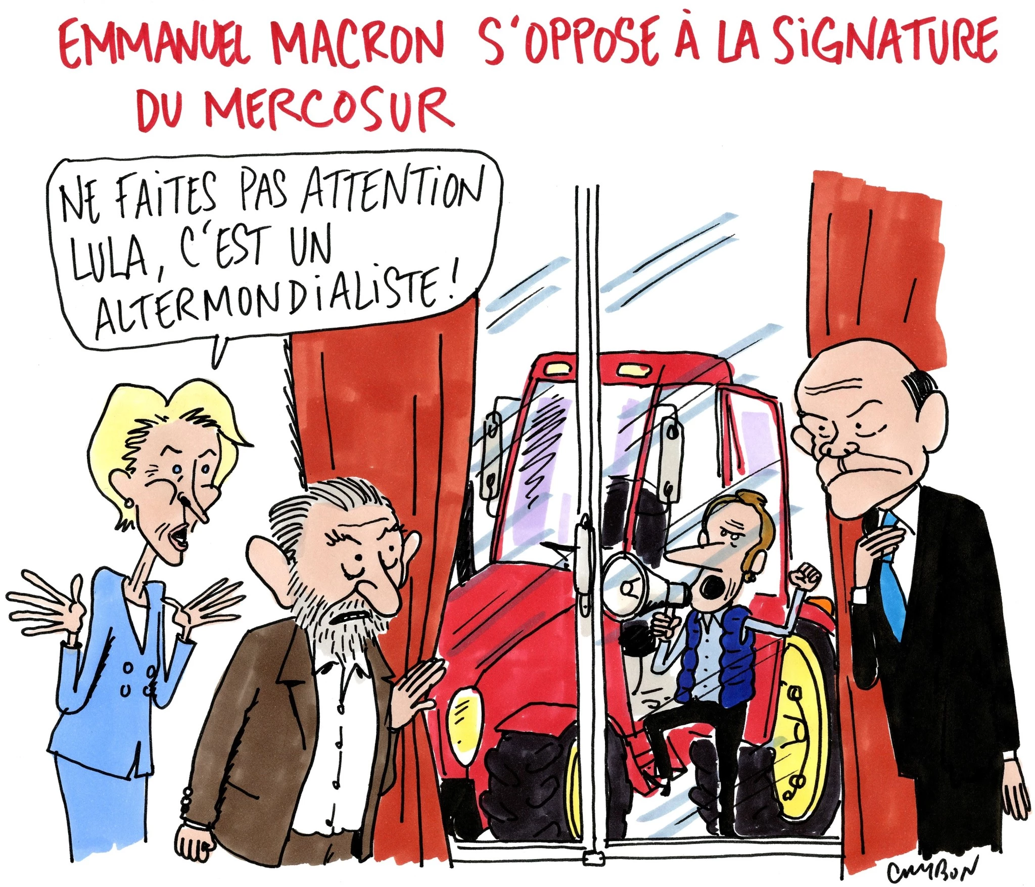 Novembre / La France s'oppose au Mercosur