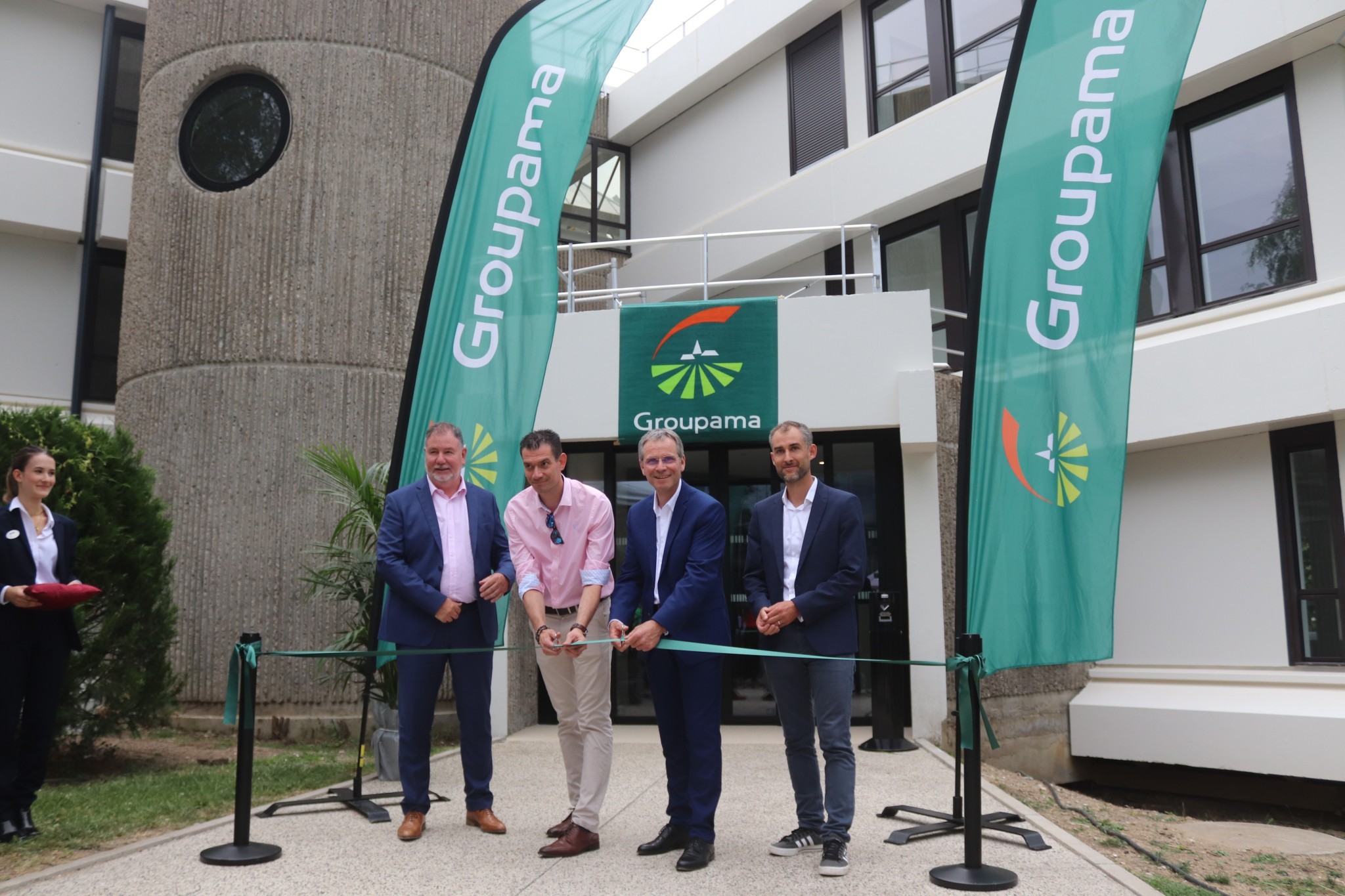 Groupama : inauguration pluvieuse, inauguration heureuse…